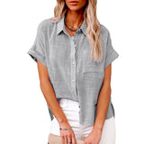 Claire | Comfy Casual Button-Up Blouse