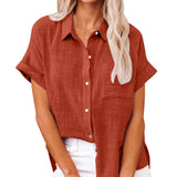 Claire | Comfy Casual Button-Up Blouse