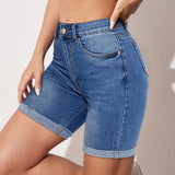 Monique | Stretch-Fit Bermuda Jean Short