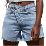 Rosie | Casual High Waisted Crossover Summer Shorts