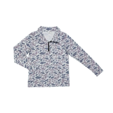 Sally | Camo Half-Zip Pullover Top