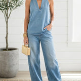 Eva - Two-Piece Denim Set