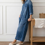 Eden - Denim Cotton Jumpsuit