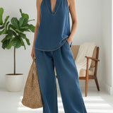 Eva - Two-Piece Denim Set