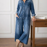 Eden - Denim Cotton Jumpsuit